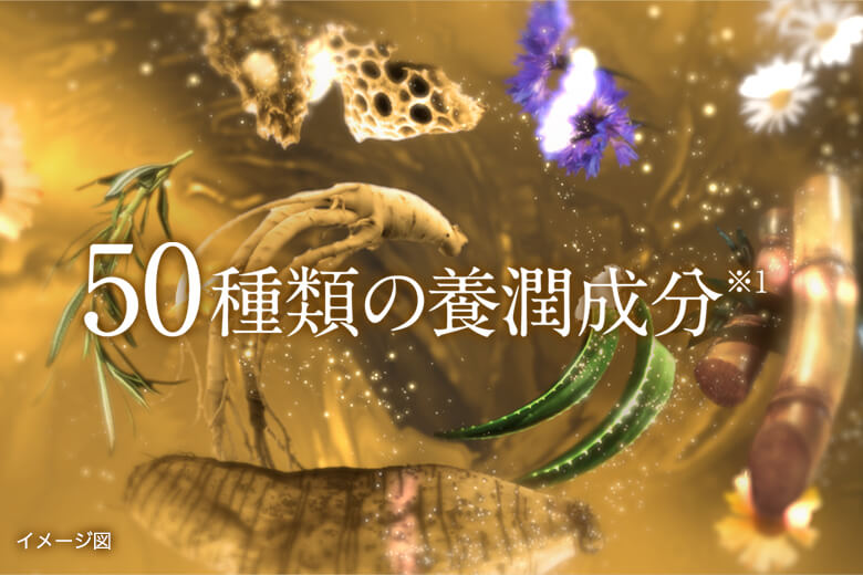 50種類の養潤®成分※1[イメージ図]