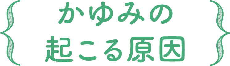 かゆみの起こる原因