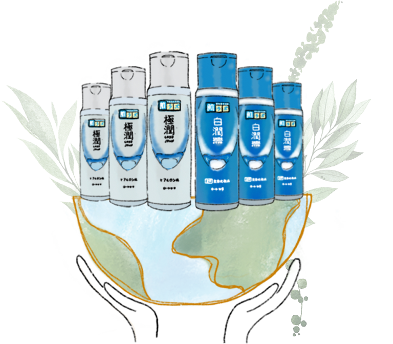 毎日使われる肌ラボボトル