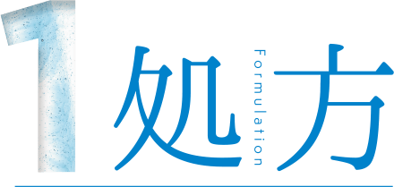 １．処方 Formulation