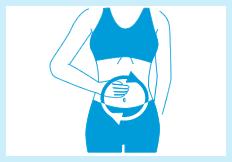 お腹グルグルマッサージ