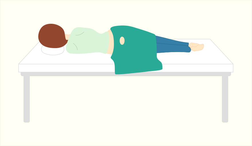 横向き（側臥位：そくがい）