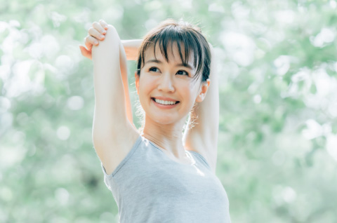 汗をこまめに拭き取る