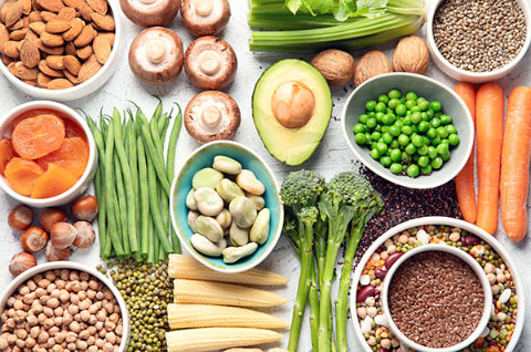 食物繊維を含む食事で、便のかさ増しをする