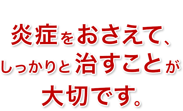 くり返す耳のかゆみは、炎症をおさえて、しっかりと治すことが大切です。