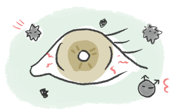 加齢による涙の分泌量の低下