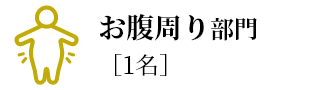 お腹周り部門[1名]