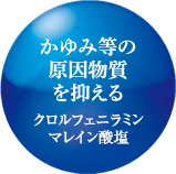 かゆみ等の原因物質を抑える クロルフェニラミンマレイン酸塩